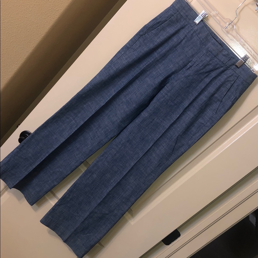 Banana Republic Blue Dress Pants - Classic Pleat Trousers